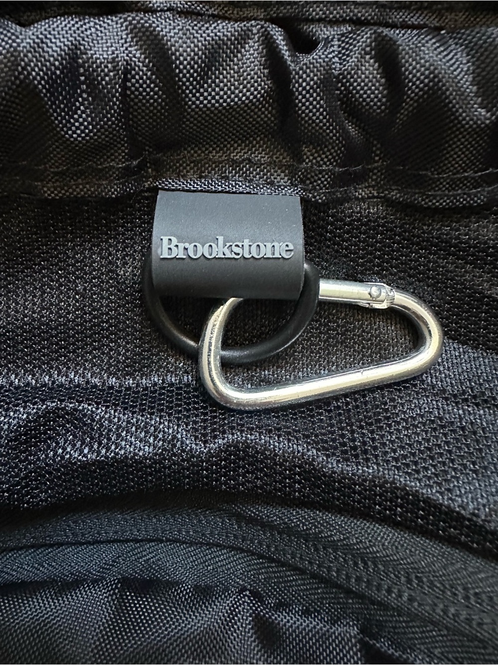 Brookstone Black Drawstring Backpack - Picture 3 of 6